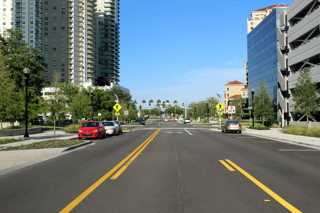 Image of New Riverplace Boulevard Road Diet