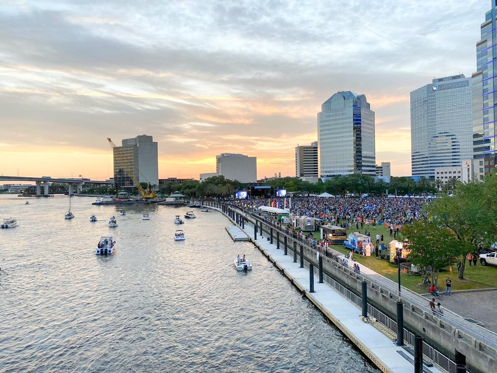 Image of Jax River Jams Concert in Downtown Jacksonville