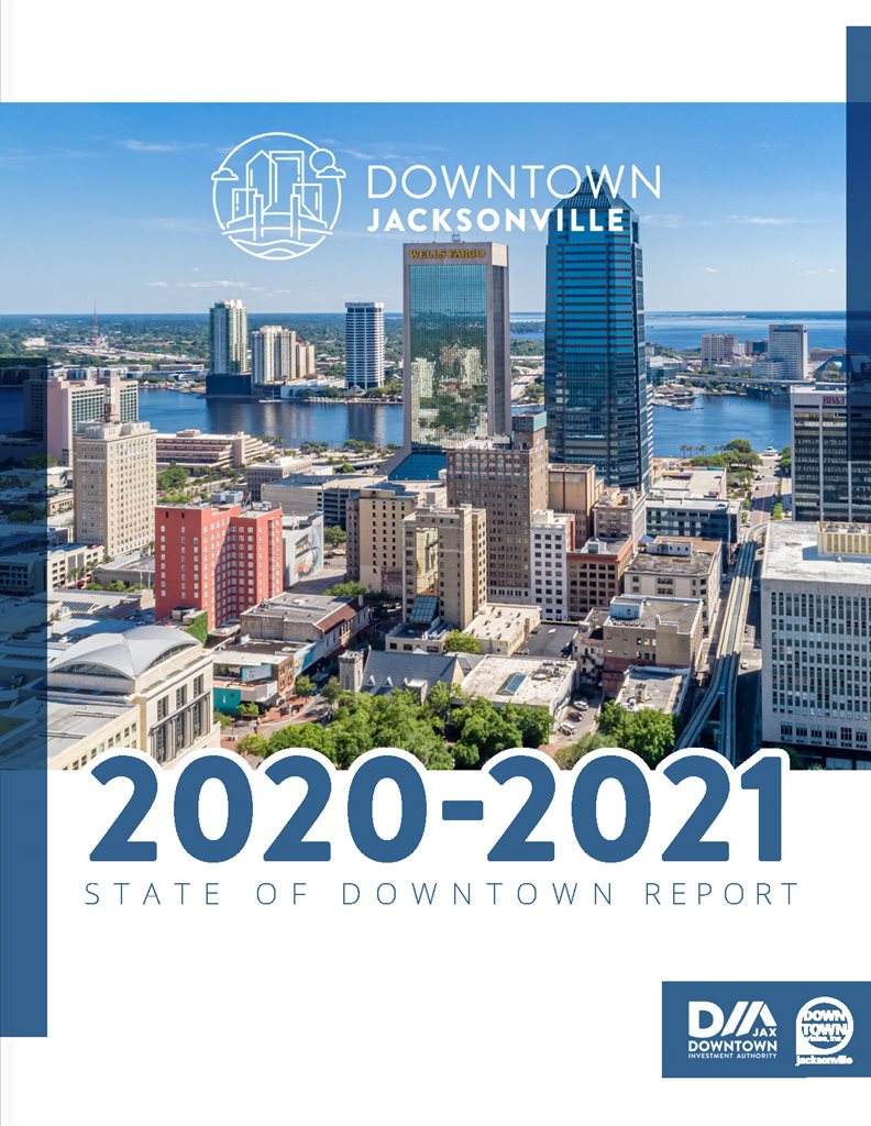 Cover of the 20-21 State of Downtown Report